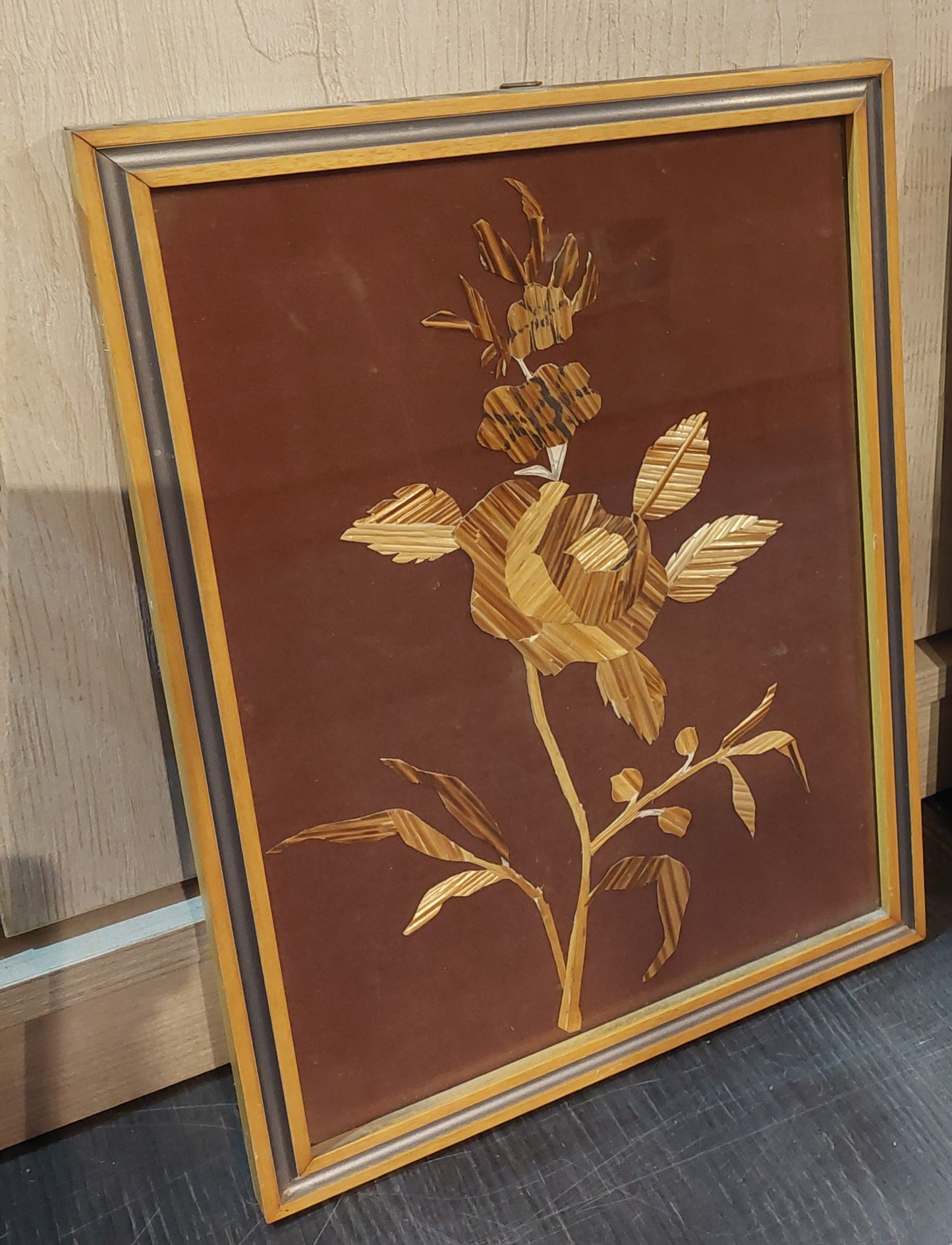 Quadro Fiore Paglia Primi 900 Cm28x37,5
