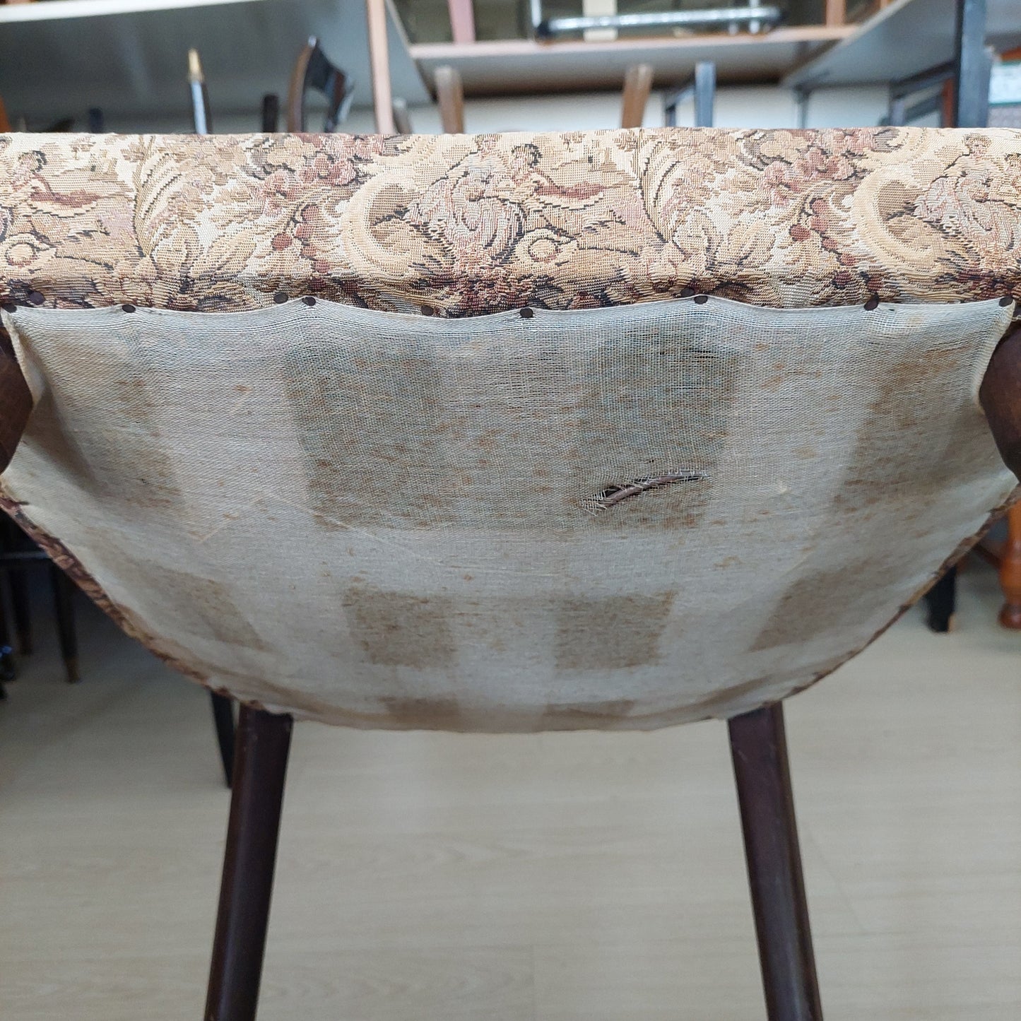 Sedia Legno Imb. Fiori '900 (65805)