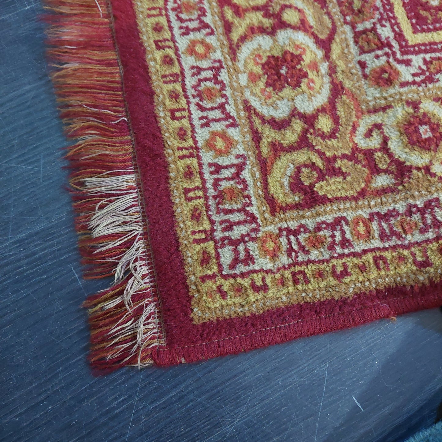 Tappeto Preghiera Turco In Lana Cm102x136