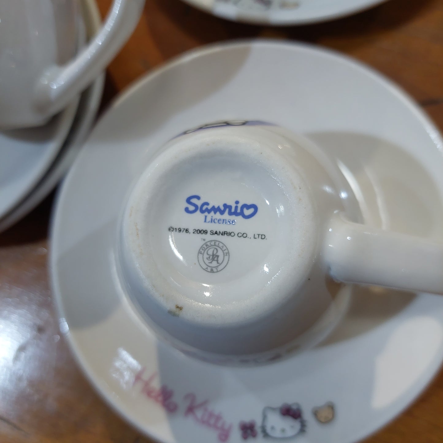 Serv/10 Pz Caffè Hello Kitty Sanrio Porcelain Art