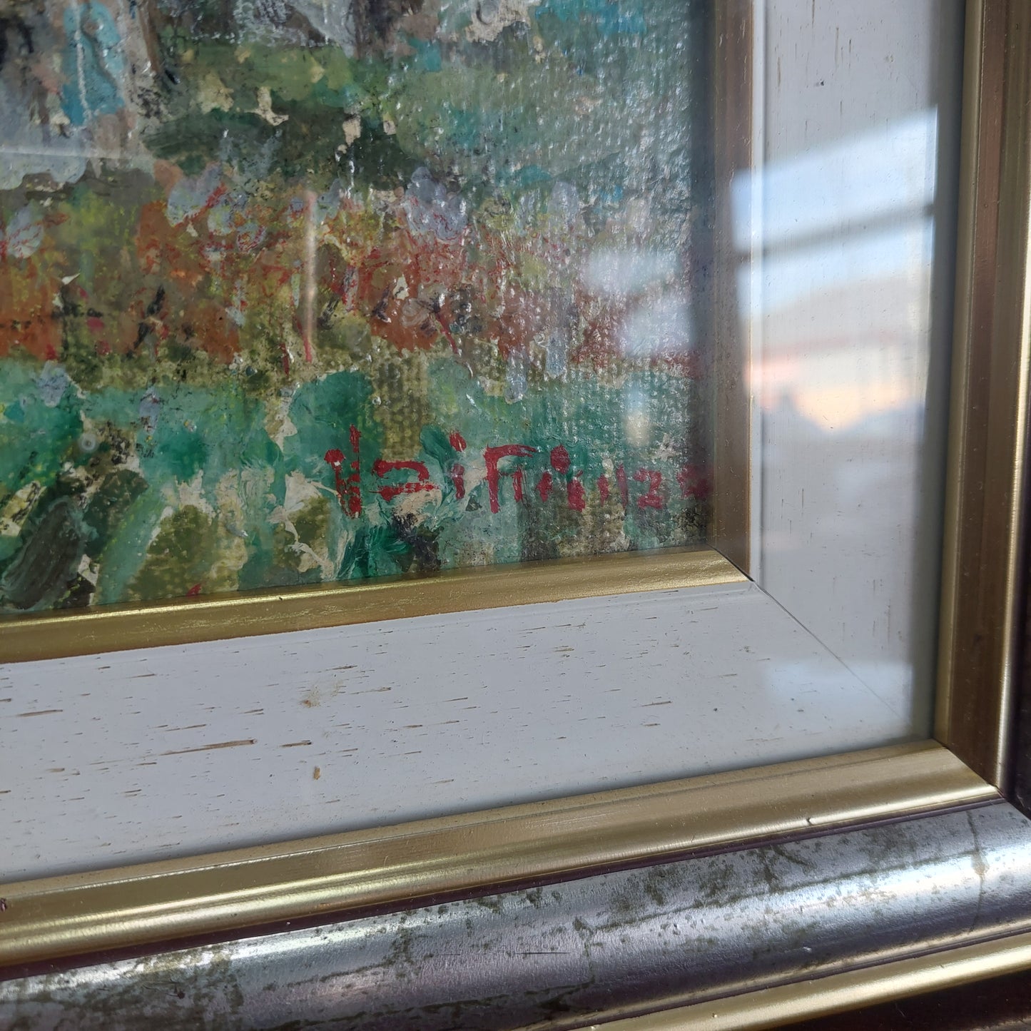 Quadro Paesaggio Olio Su Tela Firmato Vittorio Di Rienzo