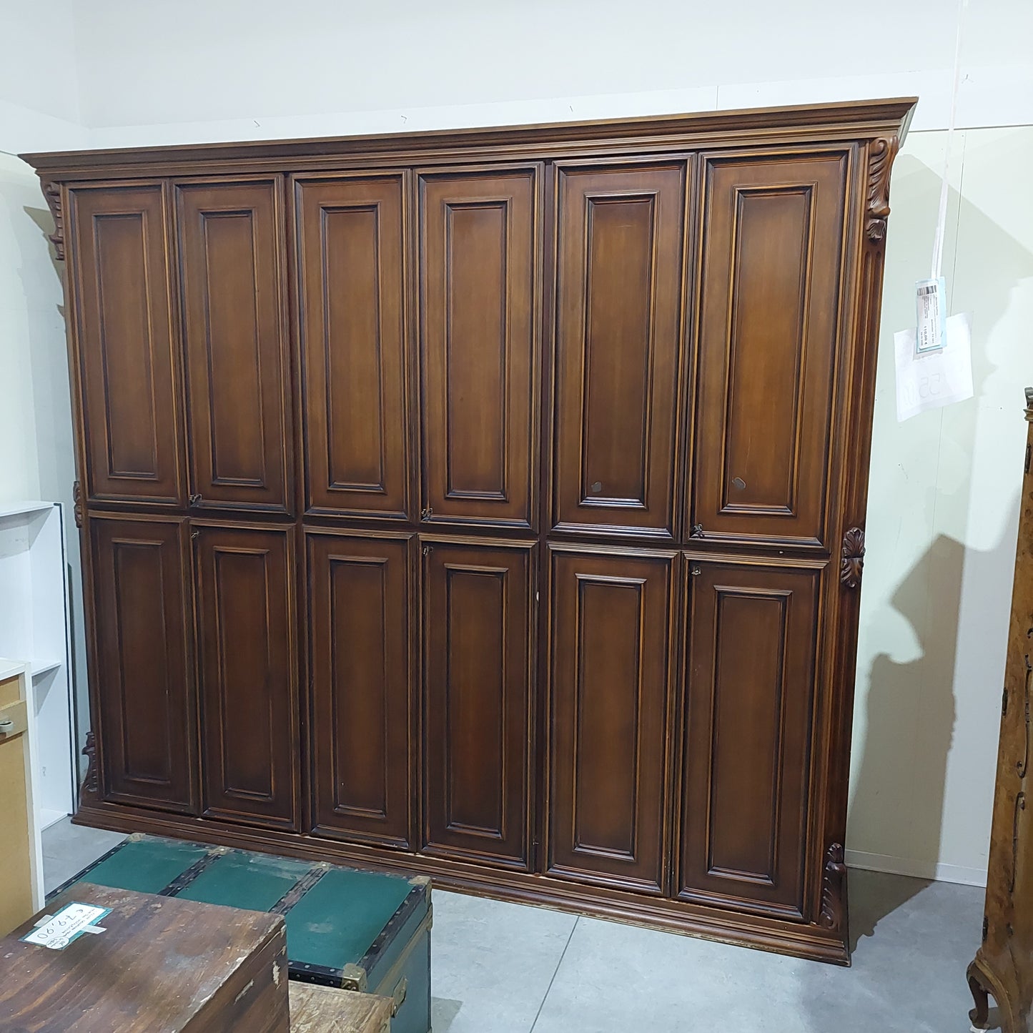 Armadio Noce A 12 Ante Cm325x70x278