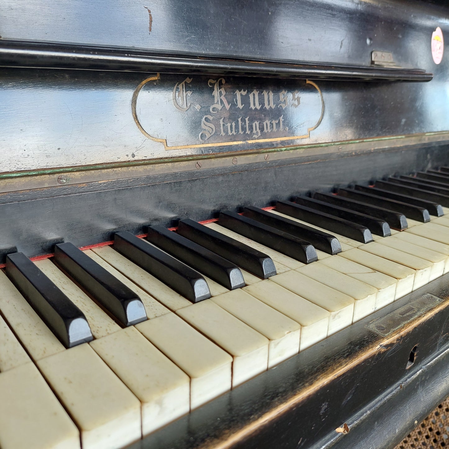 Pianoforte Antico F. Krauss Cm143x65x128h