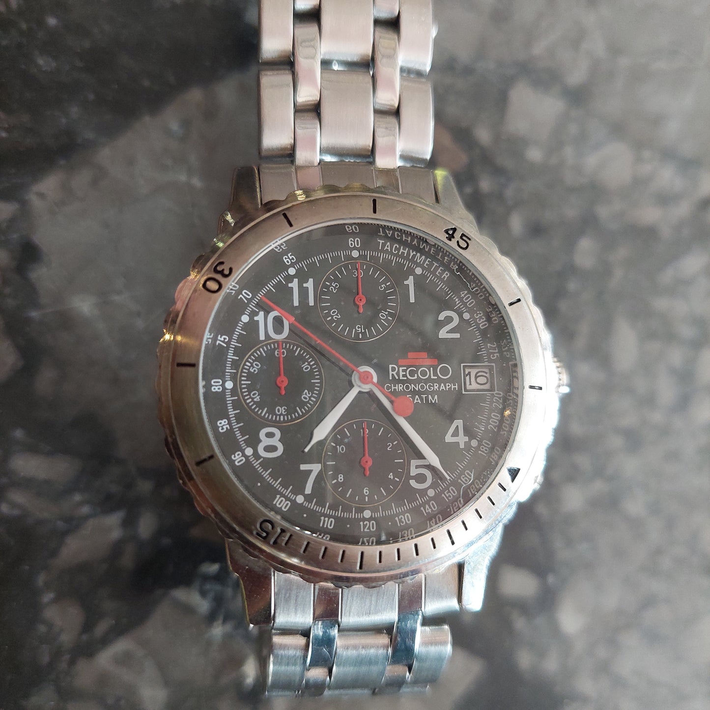 Orologio Da Polso Regolo Chronograph 5atm