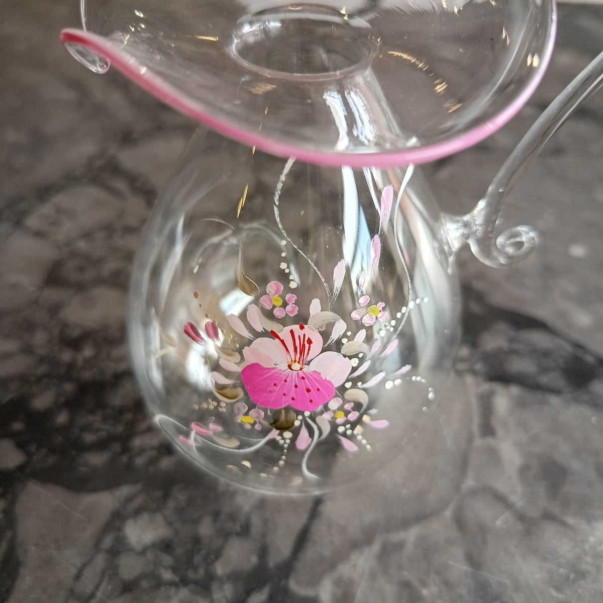 Caraffa Decorativa Vetro Soffiato