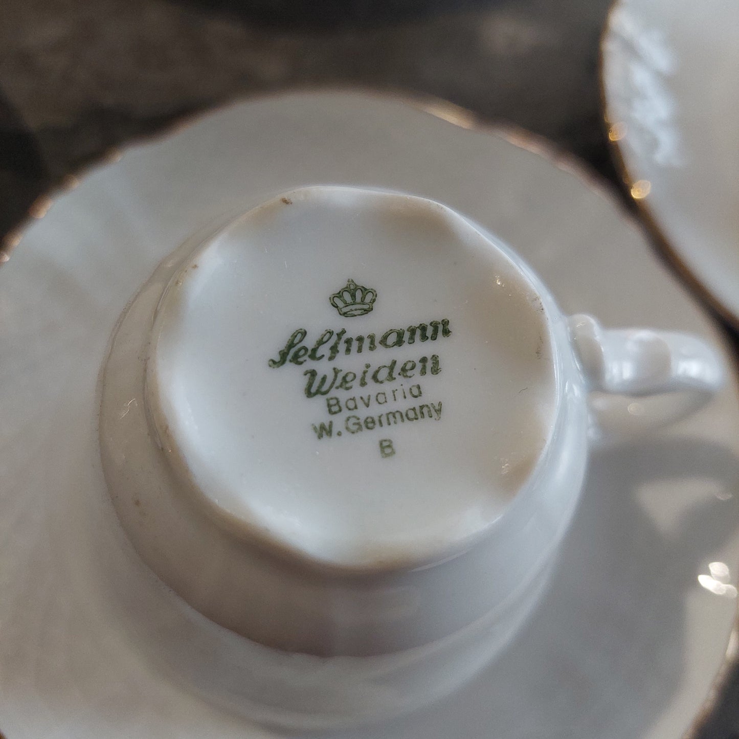 Set/4 Tazzine Caffè Porcellana Bianca Bavaria