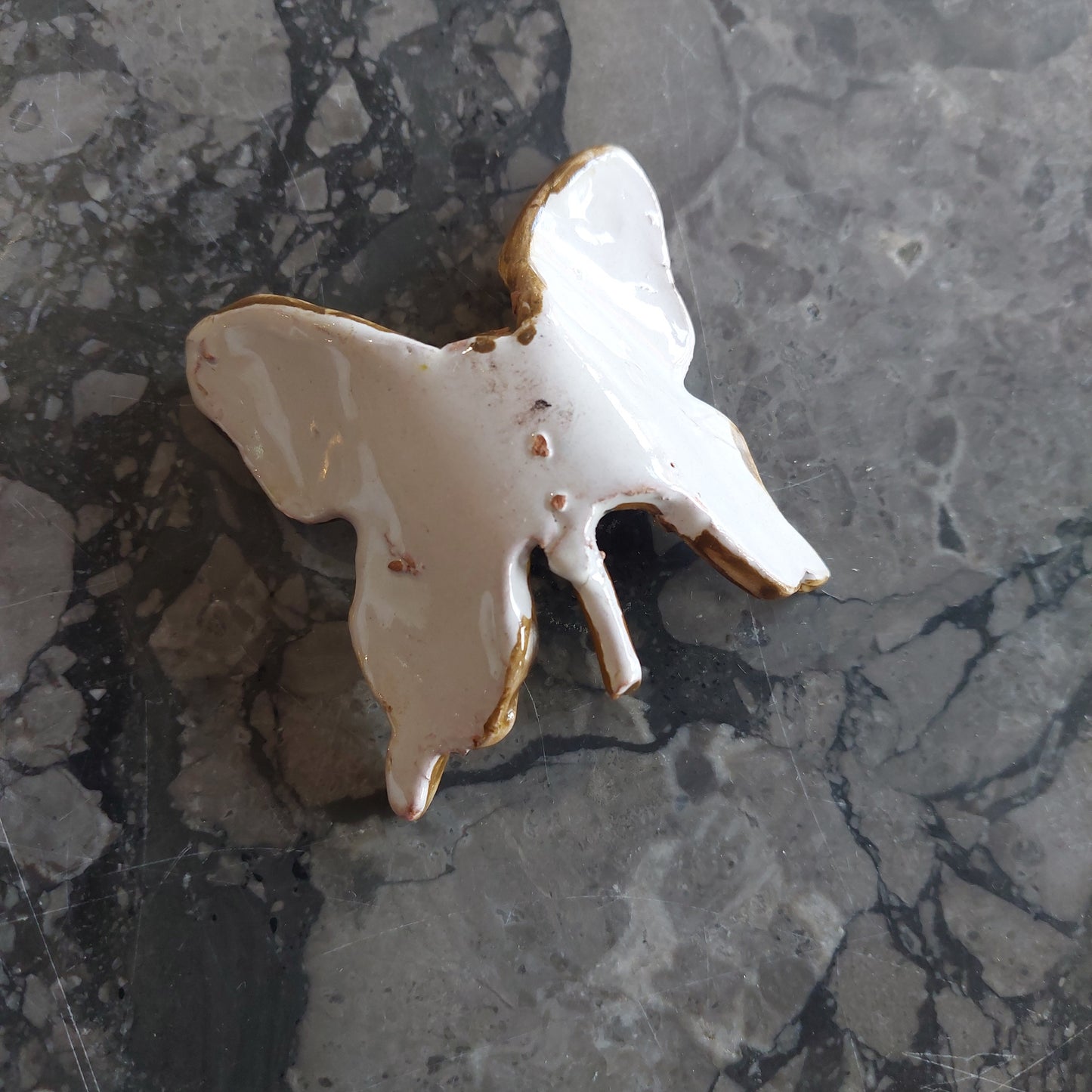 Farfalla Ceramica Dipinta A Mano