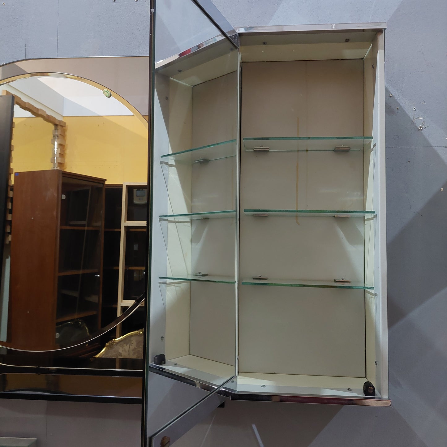 Specchio/mobiletto Bagno Anni '70