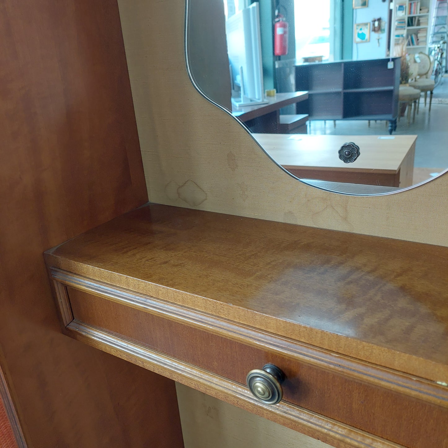 Entratina Noce* 1/anta Scorrevole Cm140x33x168h