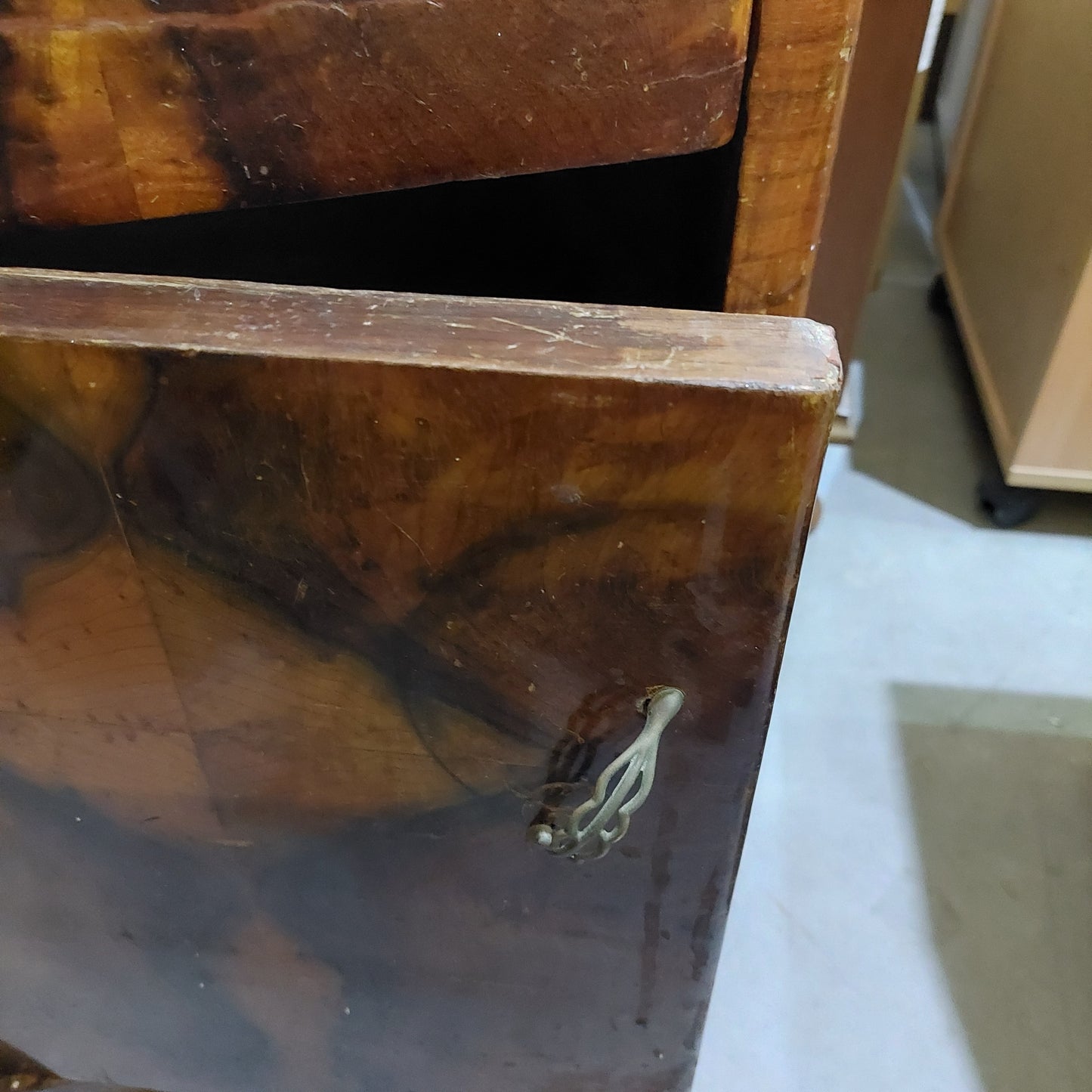 Comodino Legno St. Decò 1/c 1/s 1/r Cm42x36x68h