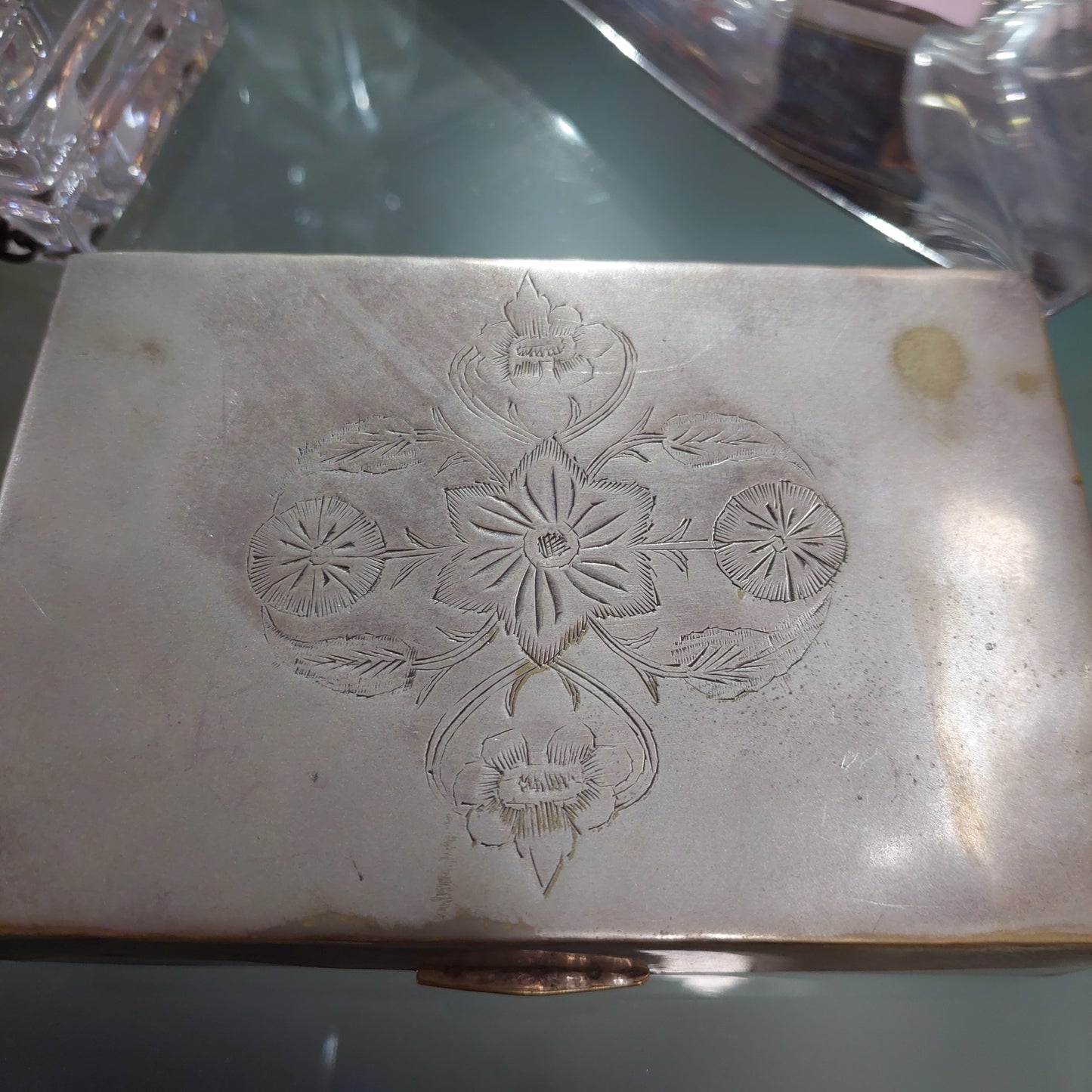 Scatolina Portagioie Silverplated