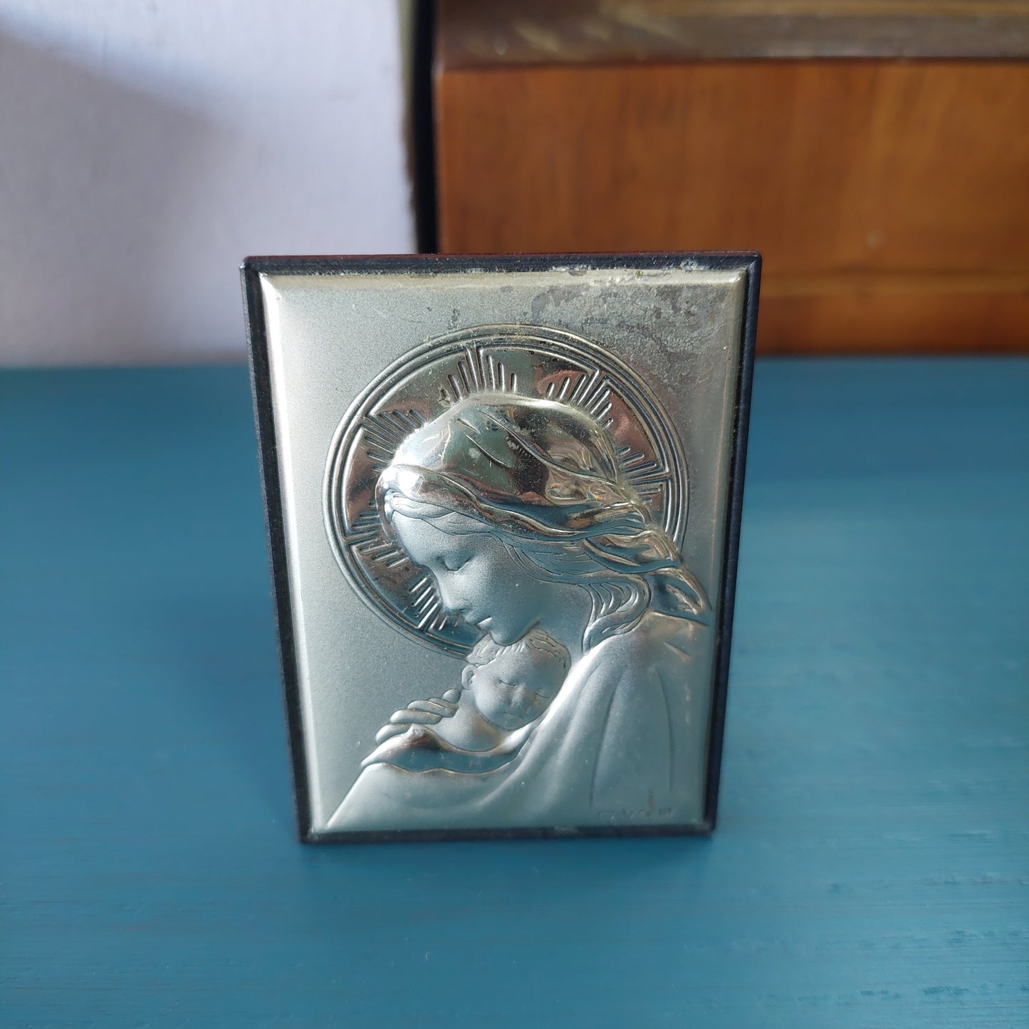Bomboniera Immaginetta Legno/argento