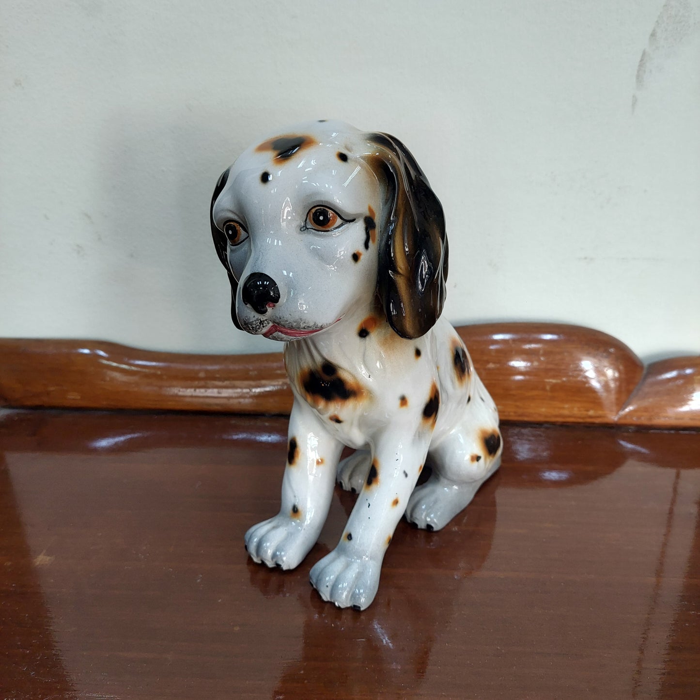 Statuina Cane Porcellana Made In Italy Vintage