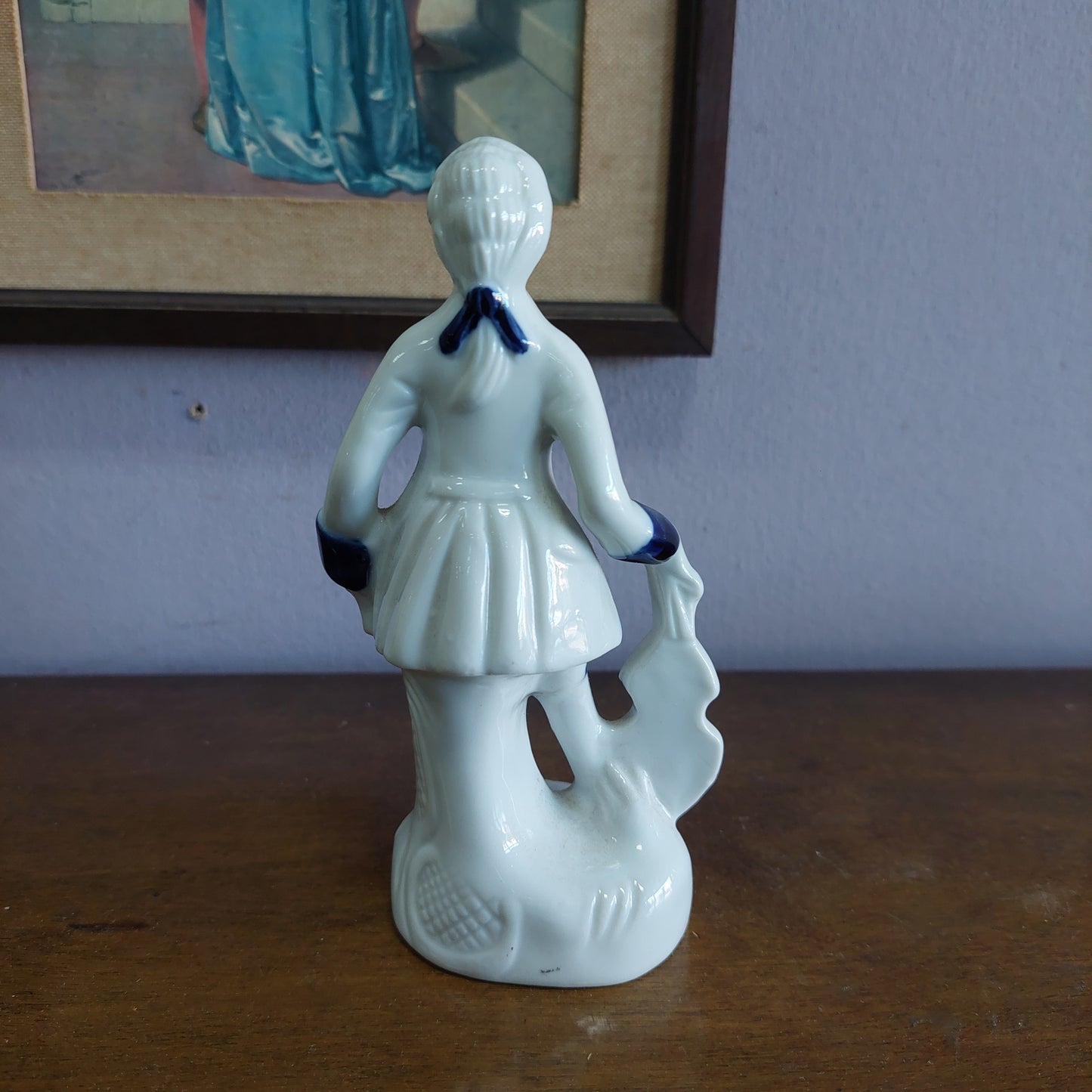 Statutina Damerino Musicista Porcellana Capodimonte