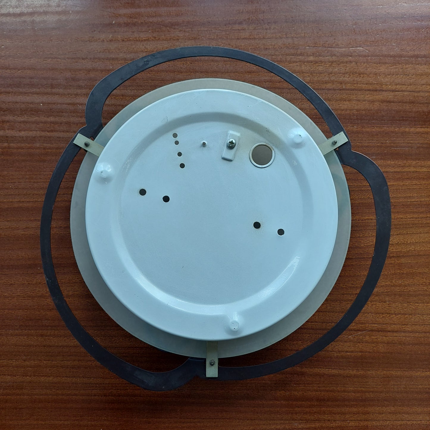 Plafoniera Metallo/vetro Satinato
