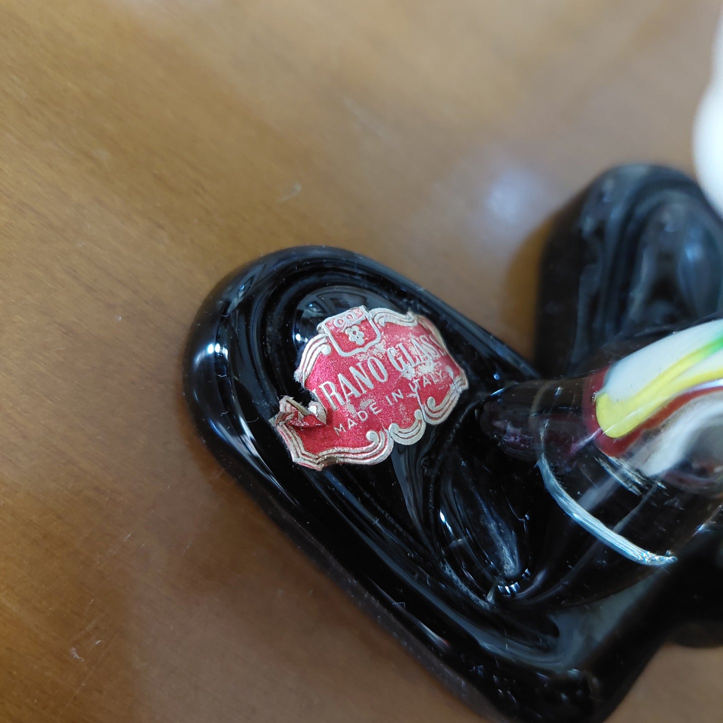 Statua Clown Vetro Di Murano Vintage H18,5