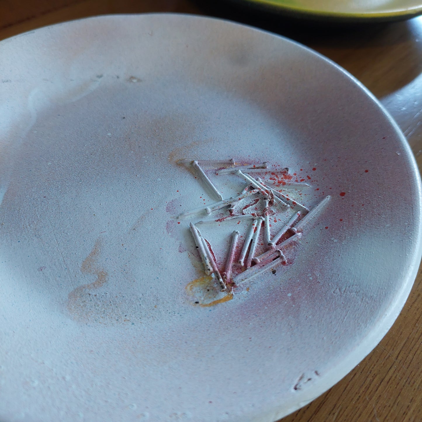 Set/4 Piatti Arte Moderna Ceramica "gime"