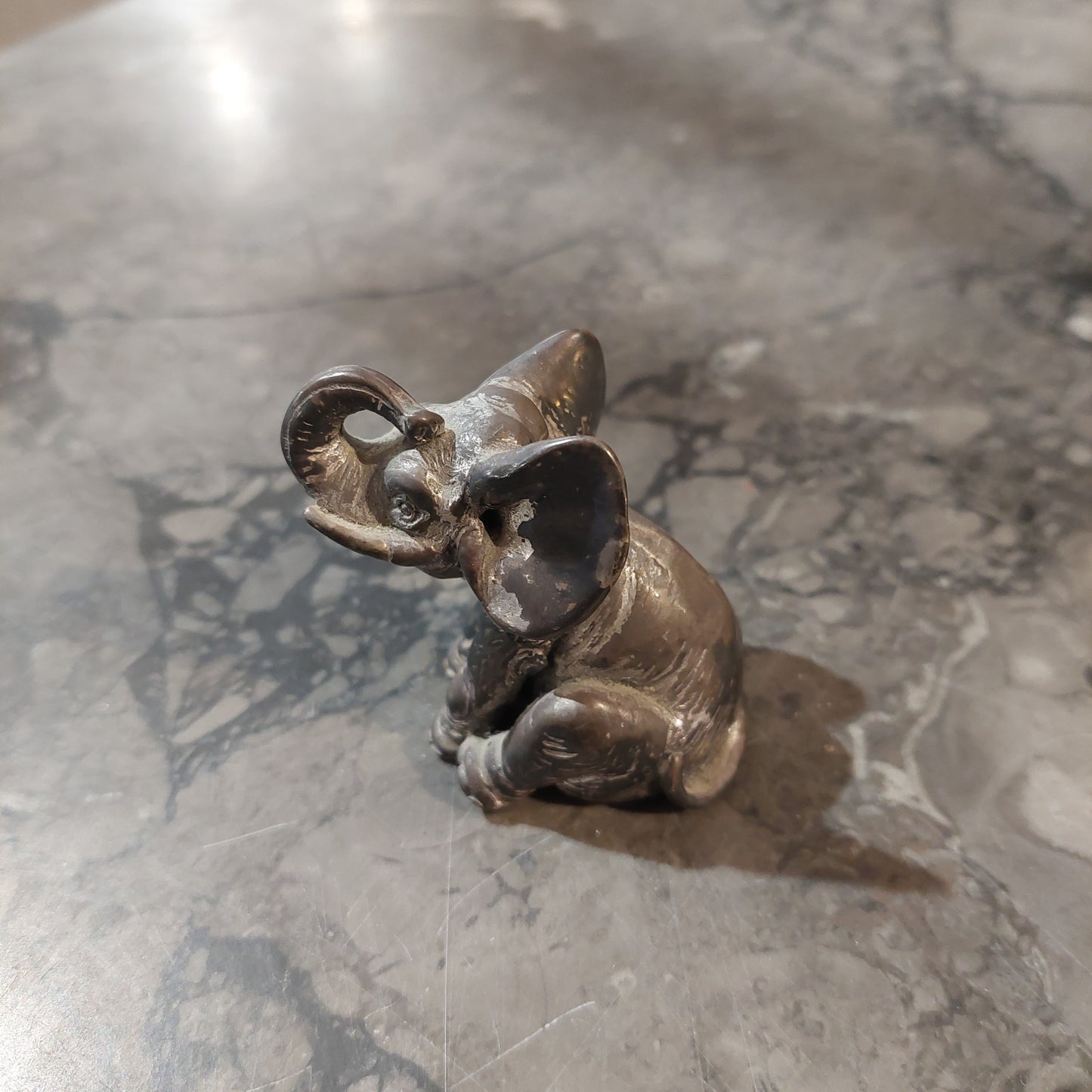Statuina Elefante Bagno Argento Cm3,5x5x5h