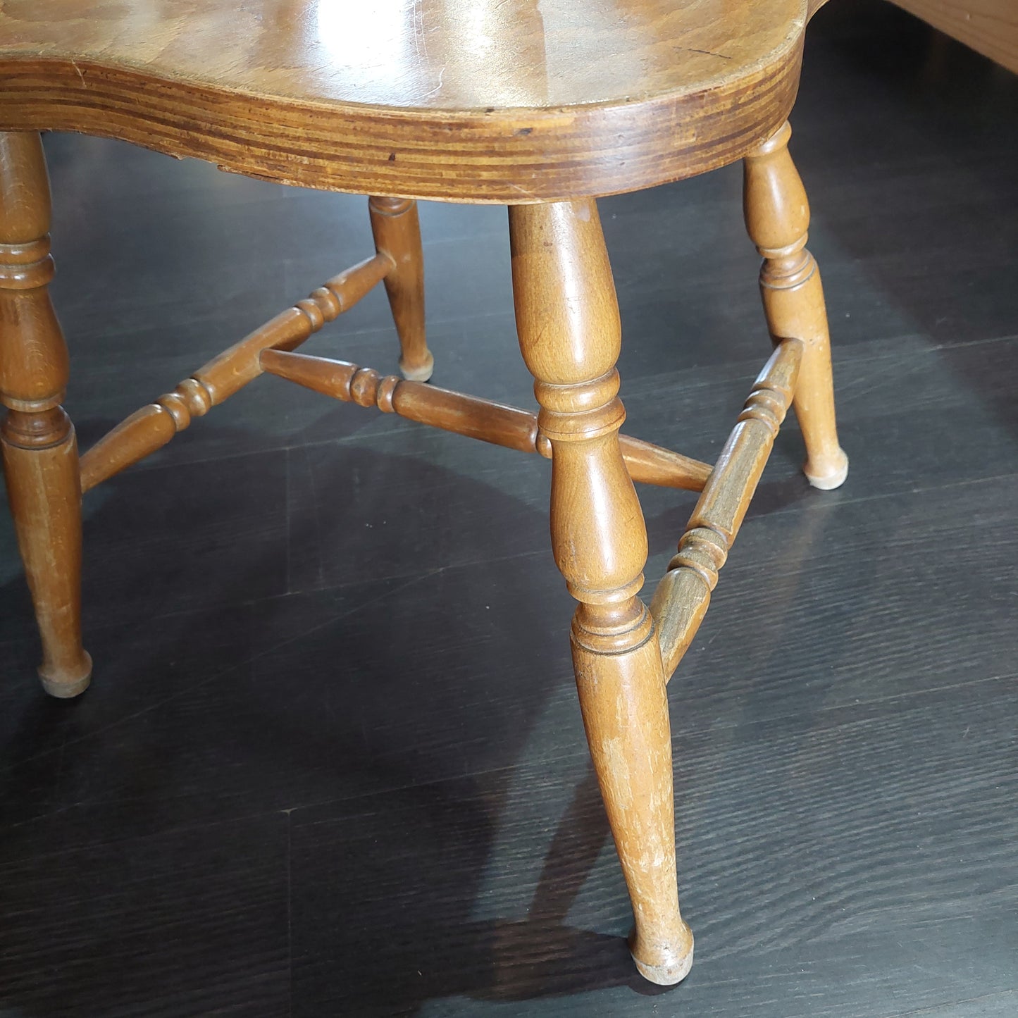 Set/4 Sedie Legno Stile Country