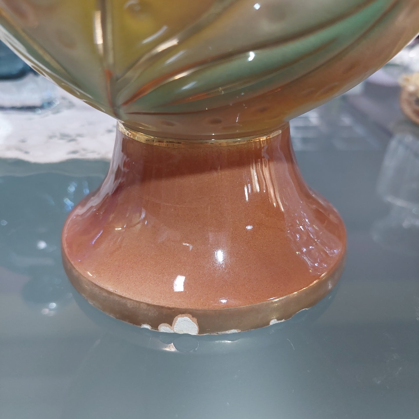 Anfora Ceramica* Dipinta Anni '50 H30