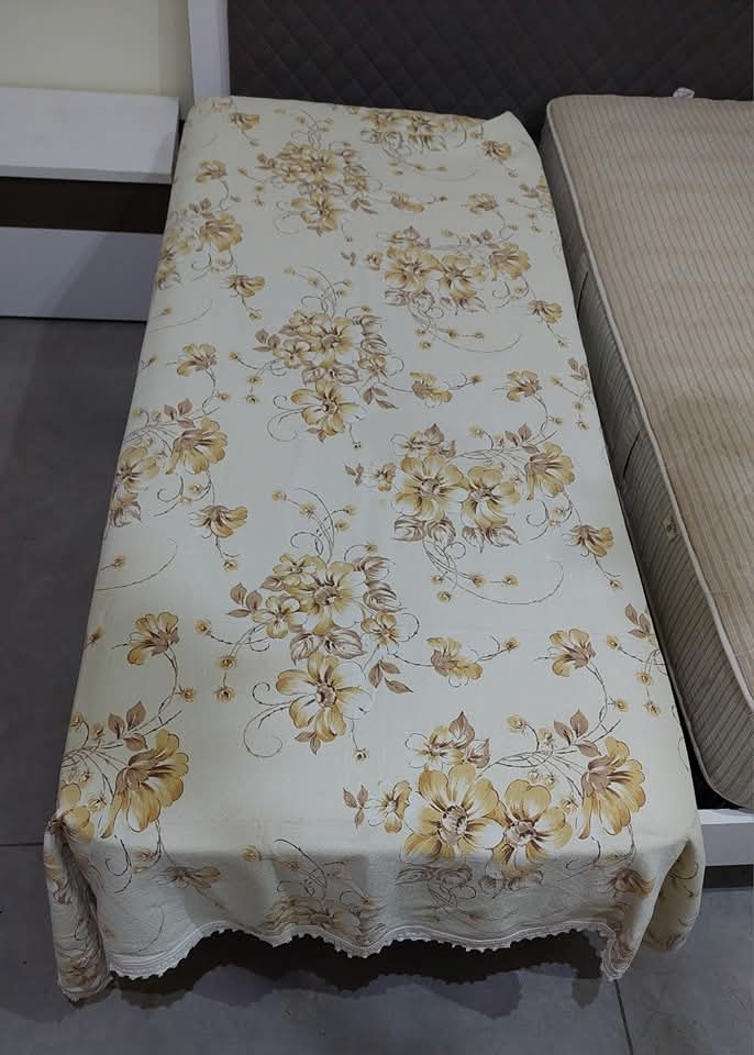 Copriletto Singolo Decoro Fiori