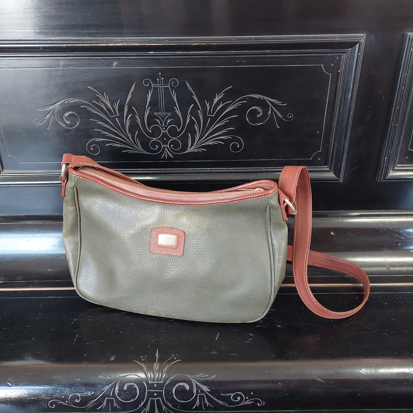 Borsa Pelle Verde "nazareno Gabrielli"