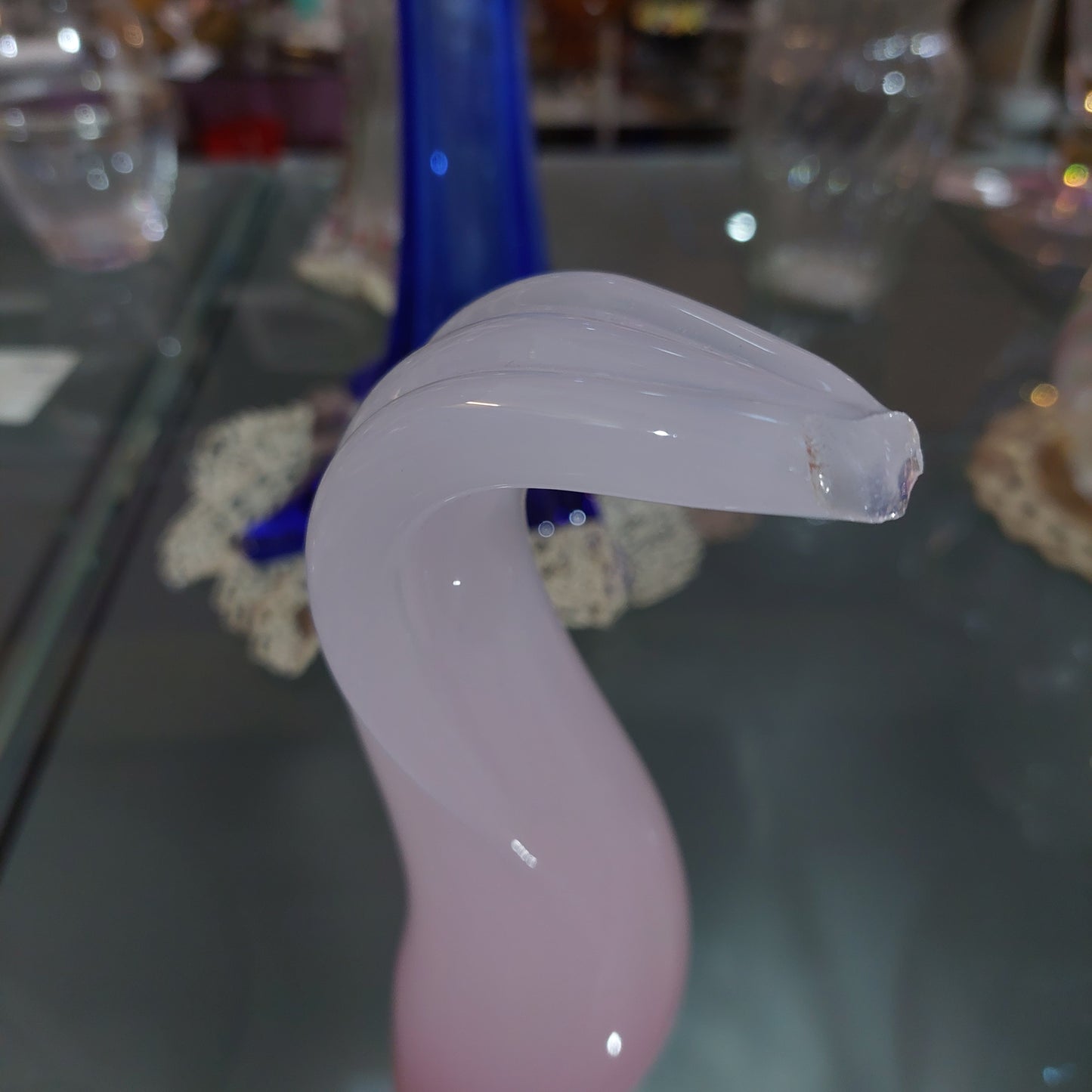 Statuetta Soprammobile Vetro* Di Murano Rosa H20
