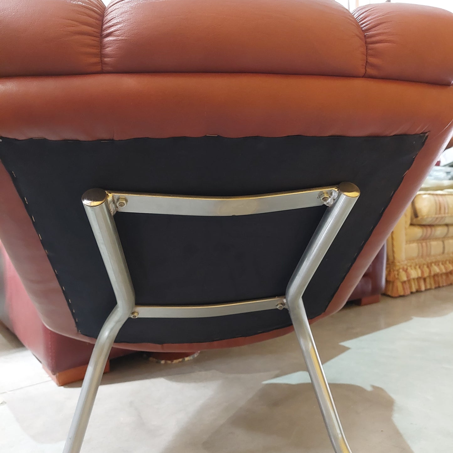 Sedia Da Ufficio In Sky Marrone Vintage '70