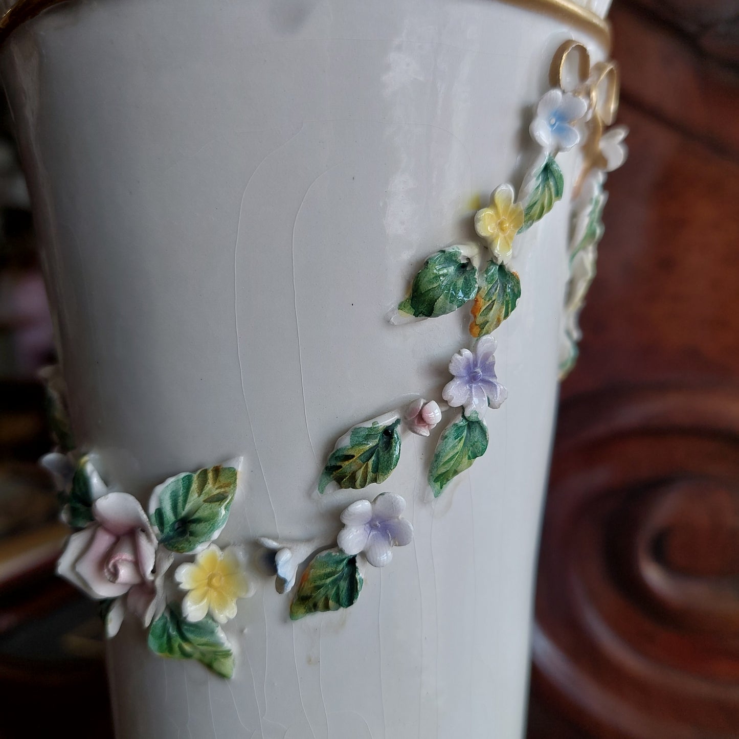 Vaso* Fiori Porcellana Capodimonte