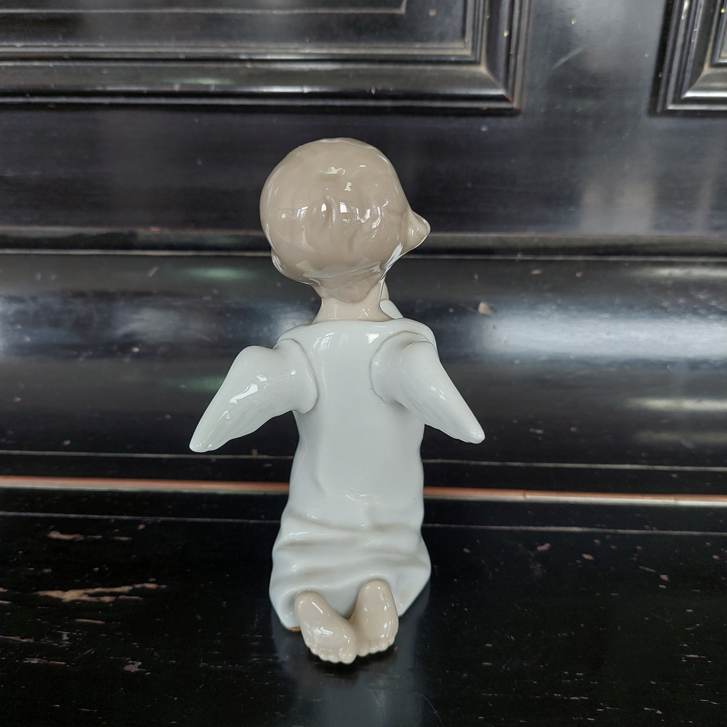 Statuina Angioletto Che Prega Porcellana Lladrò