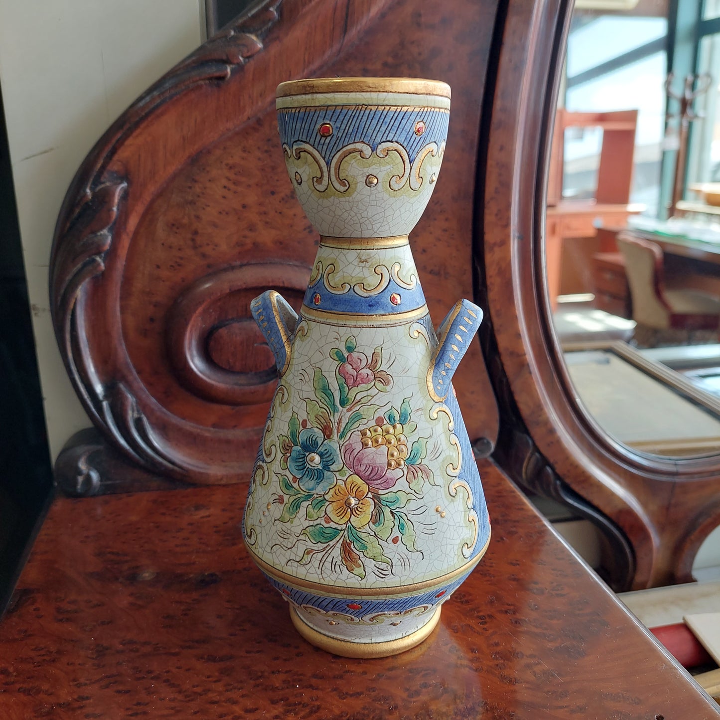 Vaso Ceramica* Deruta Firmato Gialletti Vg