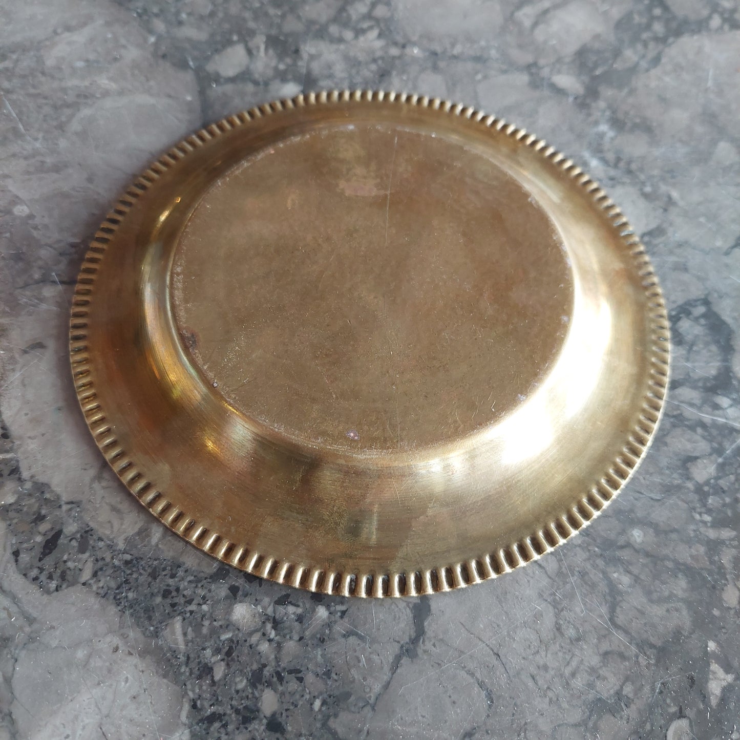 Piattino Ottone Decoro Celtico D14cm