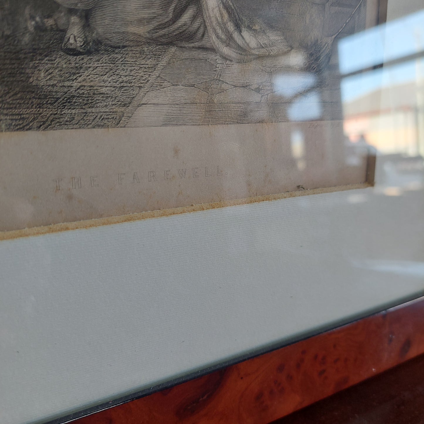 Quadro Stampa Antica "the Farewell"