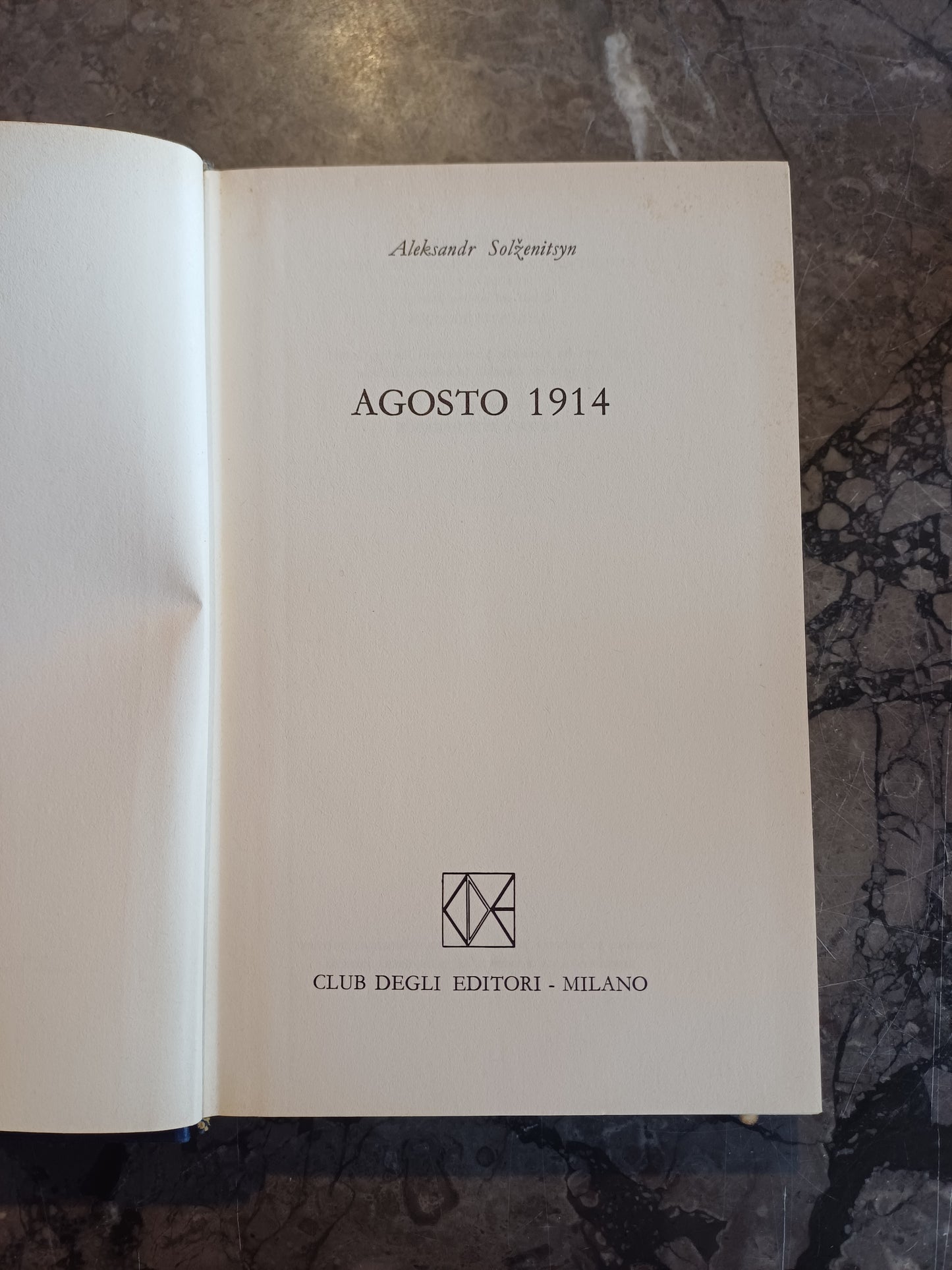 L/agosto 1914 - A. Solzenitsyn