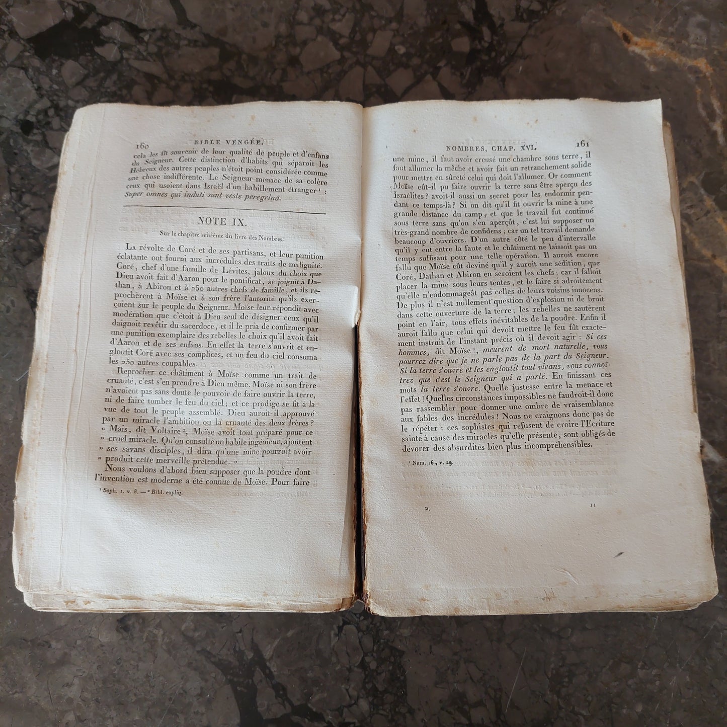 L/ "sante Bibble" Bibbia In Lingua Francese 1835