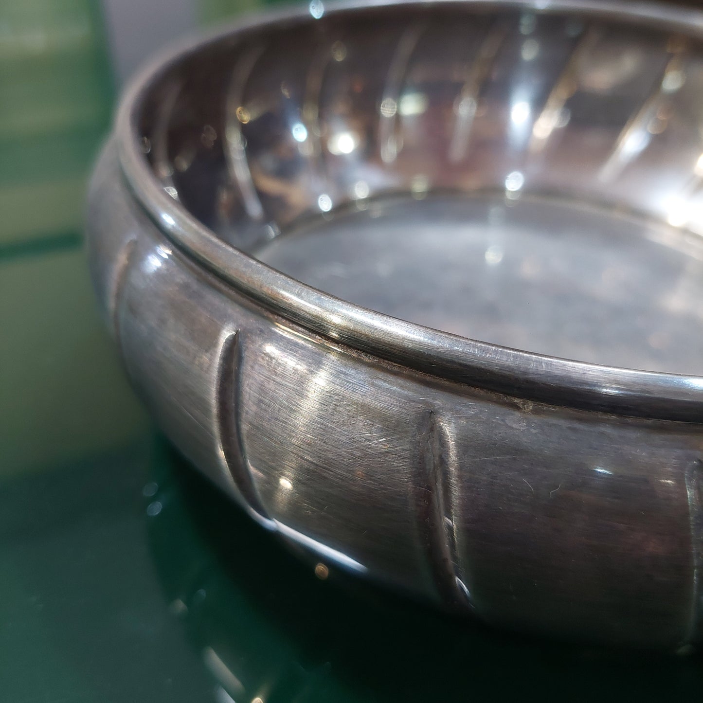 Ciotola Svuotatasche Portabonbon Silver Plated