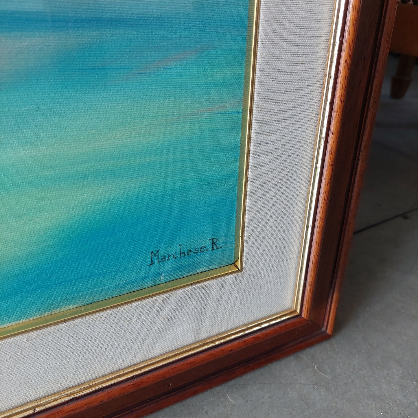 Quadro "alba" Di Roberta Marchese Cornice Legno