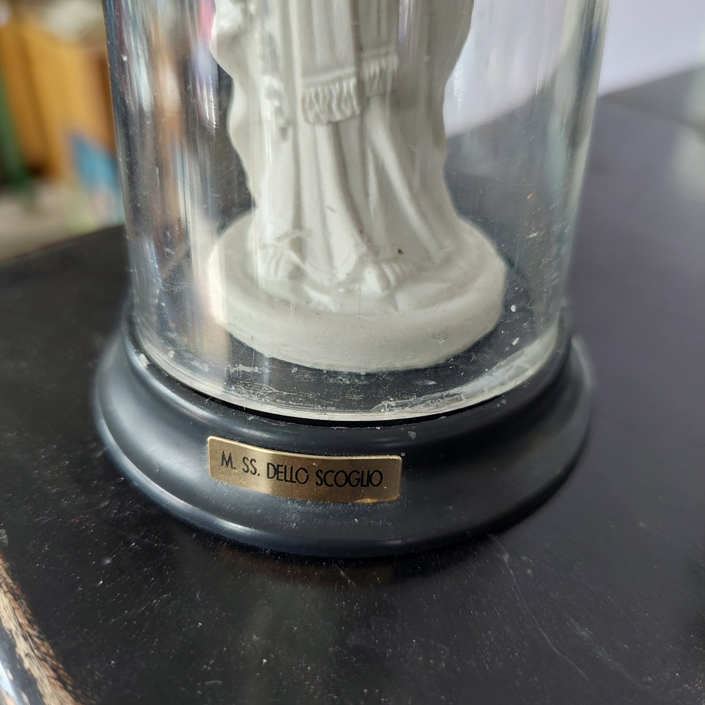 Statuina Madonna Ss. Dello Scoglio Con Campana