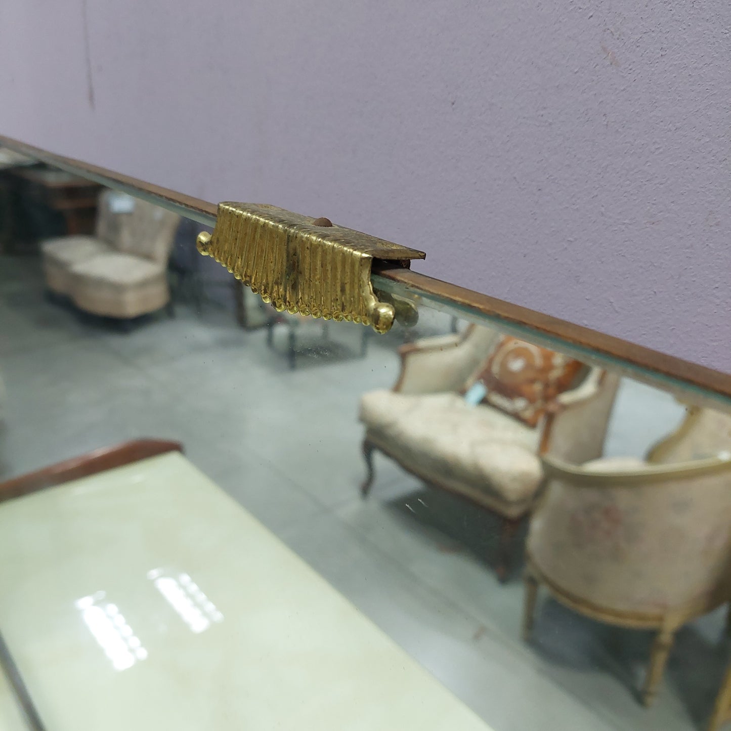 Buffet* Anni '50 Con Specchio 4/sportelli Cm200x44x150h