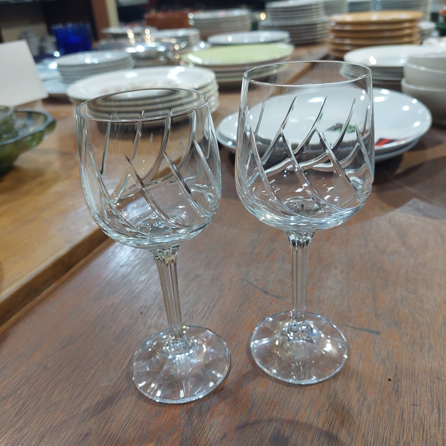 Set/23 Calici Cristallo Molato 11acqua+12vino