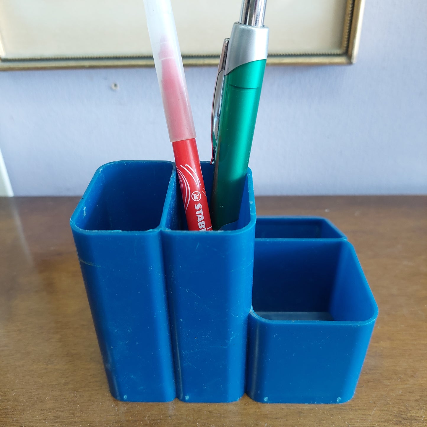 Organizer Portapenne Da Scrivania Blu