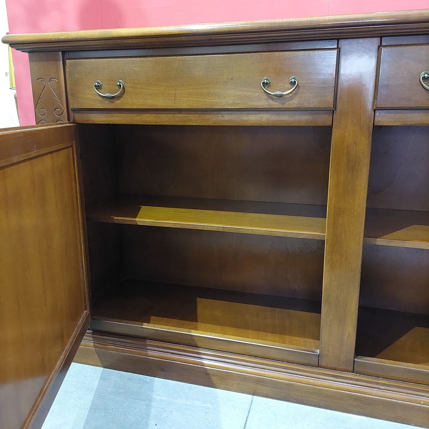 Sparecchiatavolo Noce 2/s 2/c Cm 197x50x105h