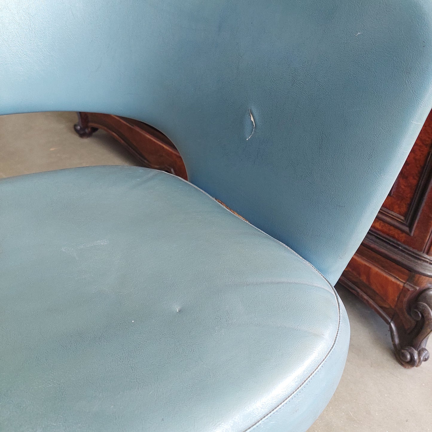 Poltroncina Vintage Blu Anni 60