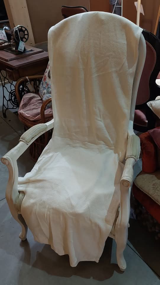 Copri Poltrona Tessuto Bianco** Eysa