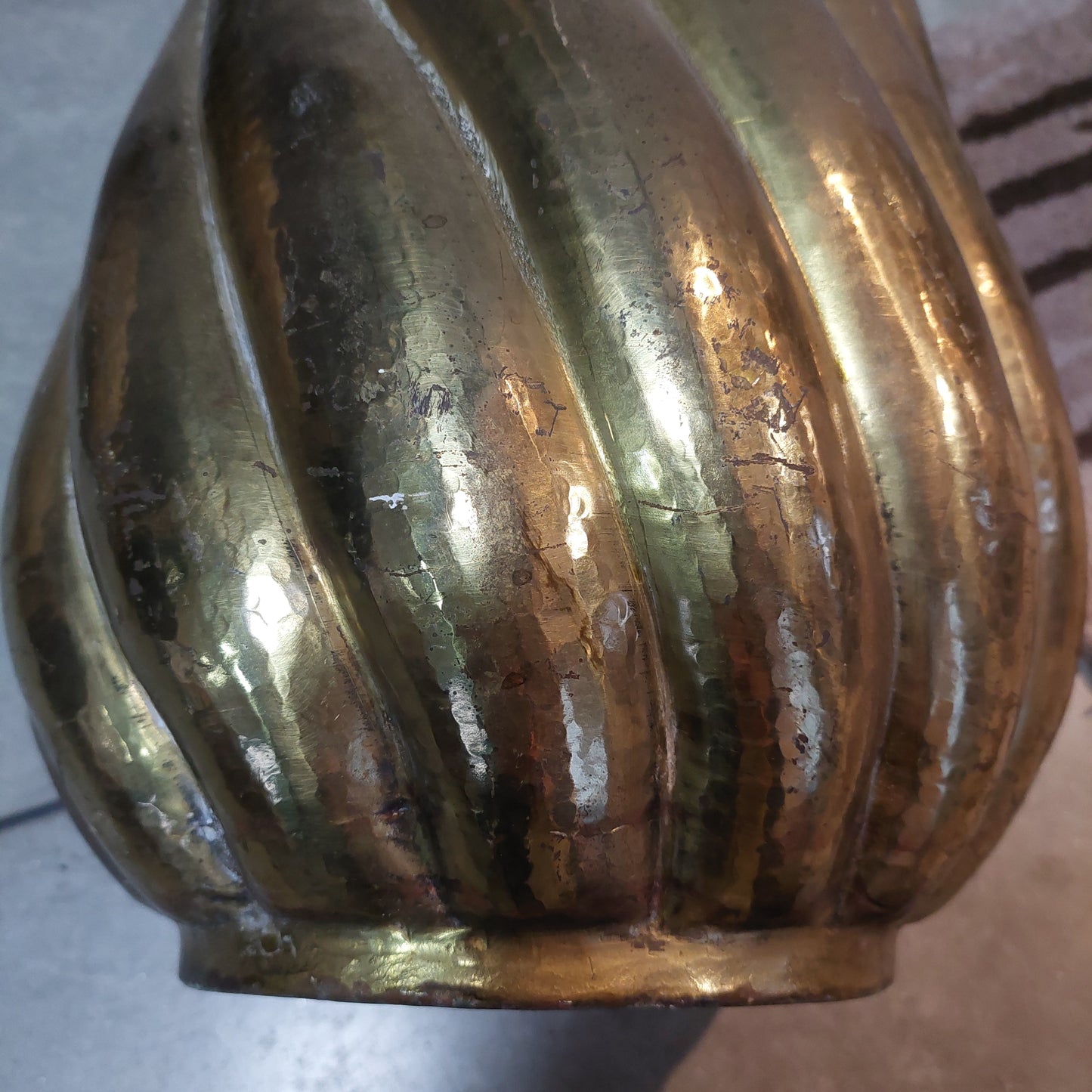 Porta Ombrelli Ottone Smerlato