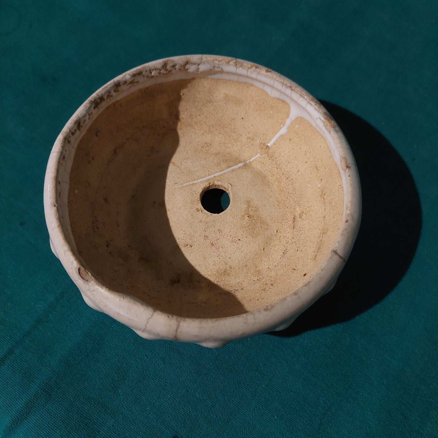 Mini Cachepot Ceramica Crackle'
