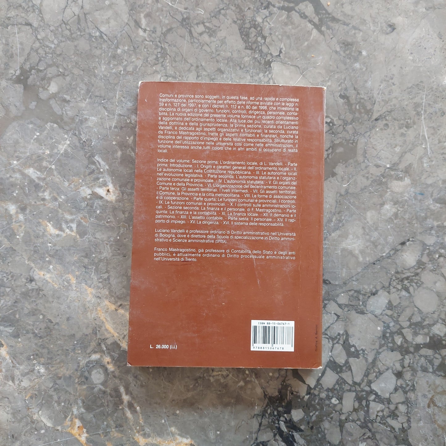 I Comuni E Le Province - L. Vandelli/f. Mastragostino