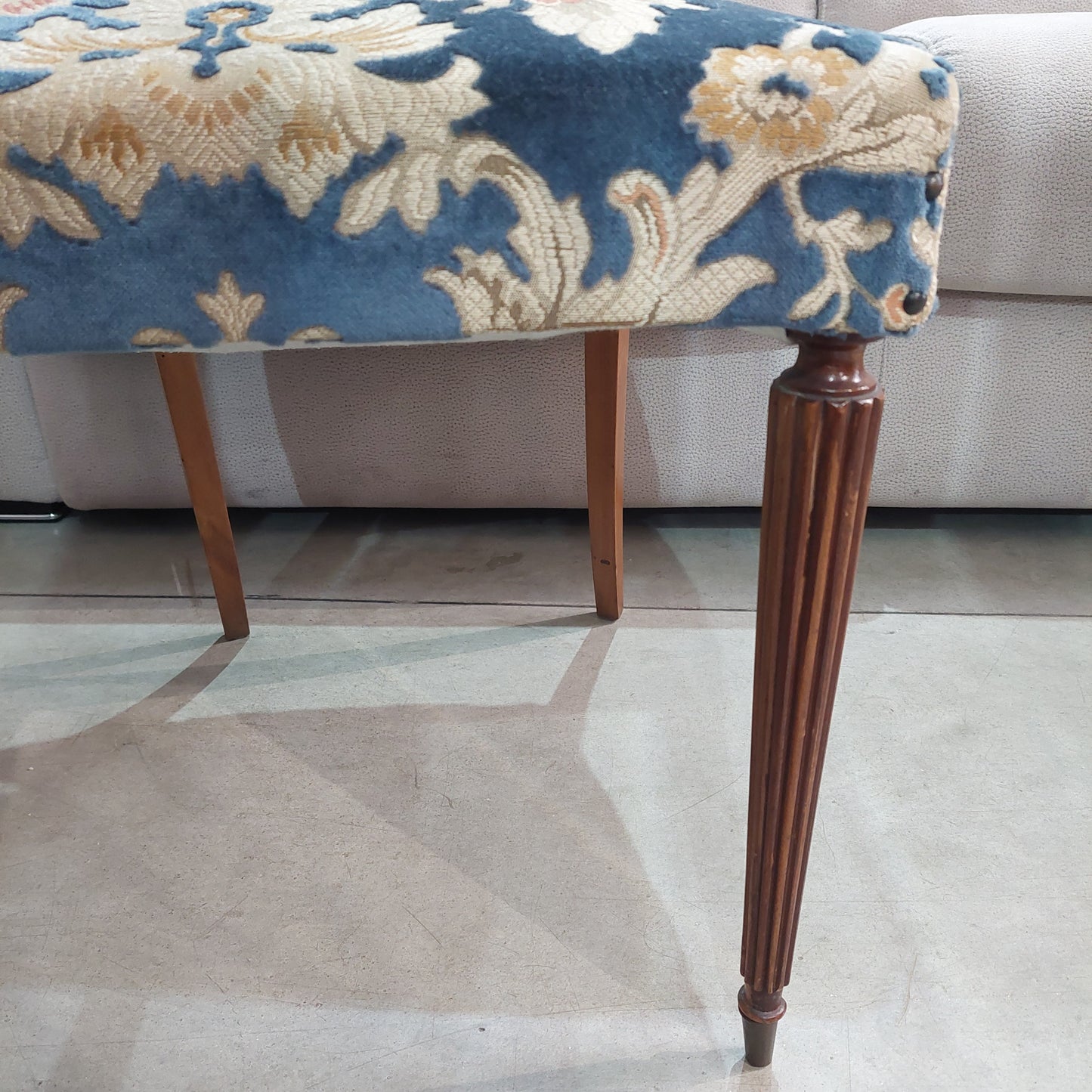 Sedia Legno Imbottitia Anni '50