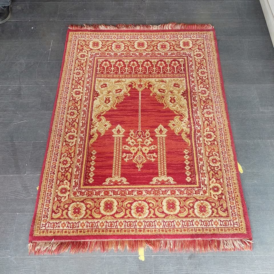 Tappeto Preghiera Turco In Lana Cm102x136