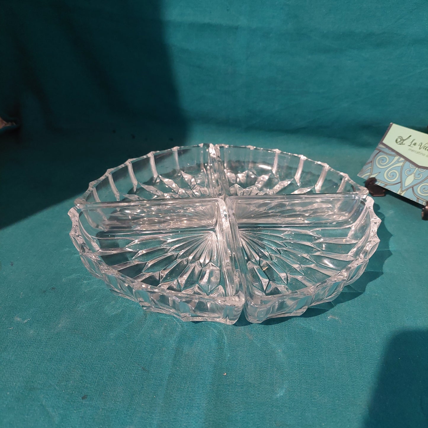 Set/4 Pezzi Antipastiera Cristallo* Molato